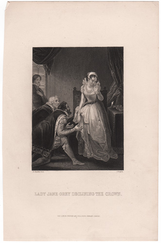 Lady Jane Grey Declining the Crown
